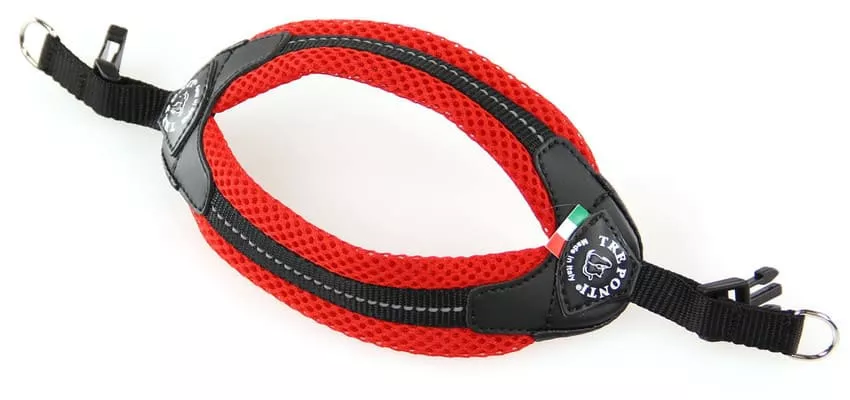 TrePonti Geschirr Netzstoff+Reflek Rot 4