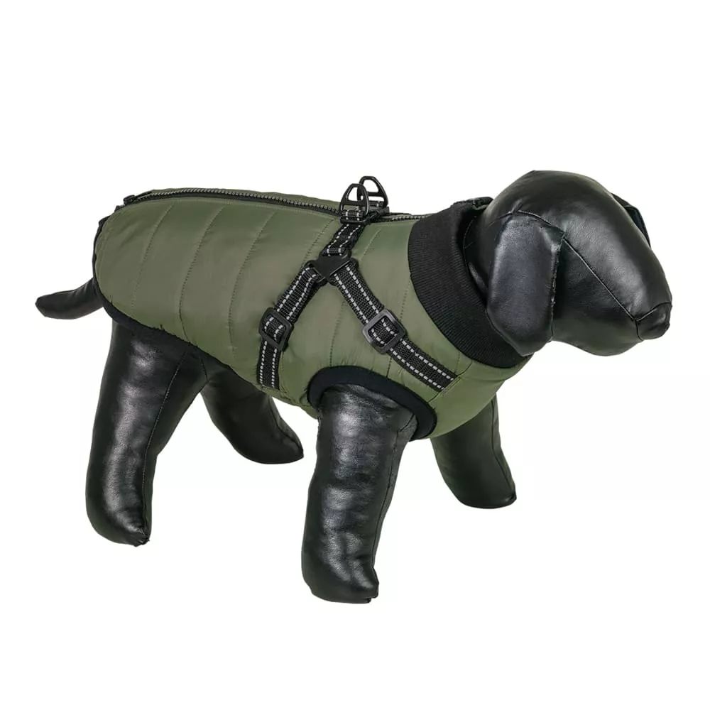 Hundemantel BOMJA 2 in 1 80 cm olivgrün
