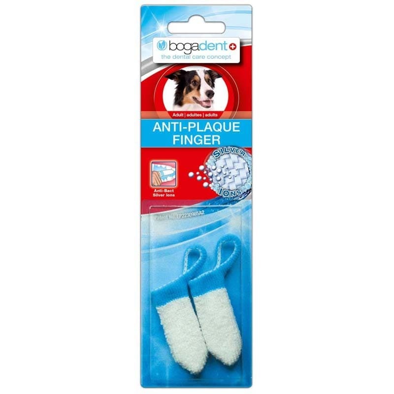 BogaDent Anti-Plaque Finger Hund 2St