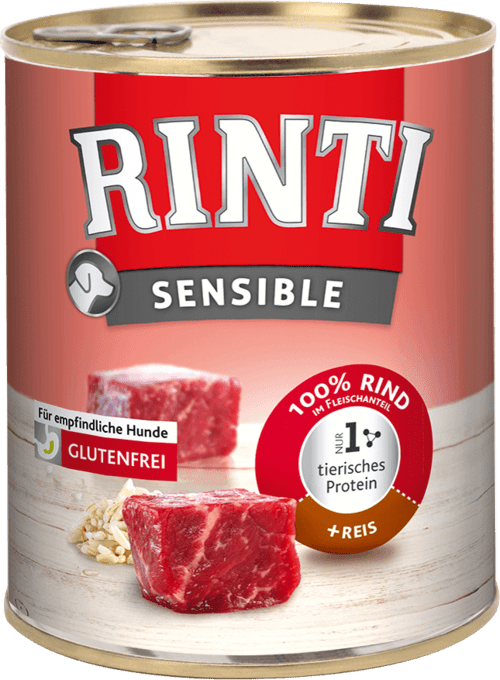Rinti Sensible Rind & Reis 800g