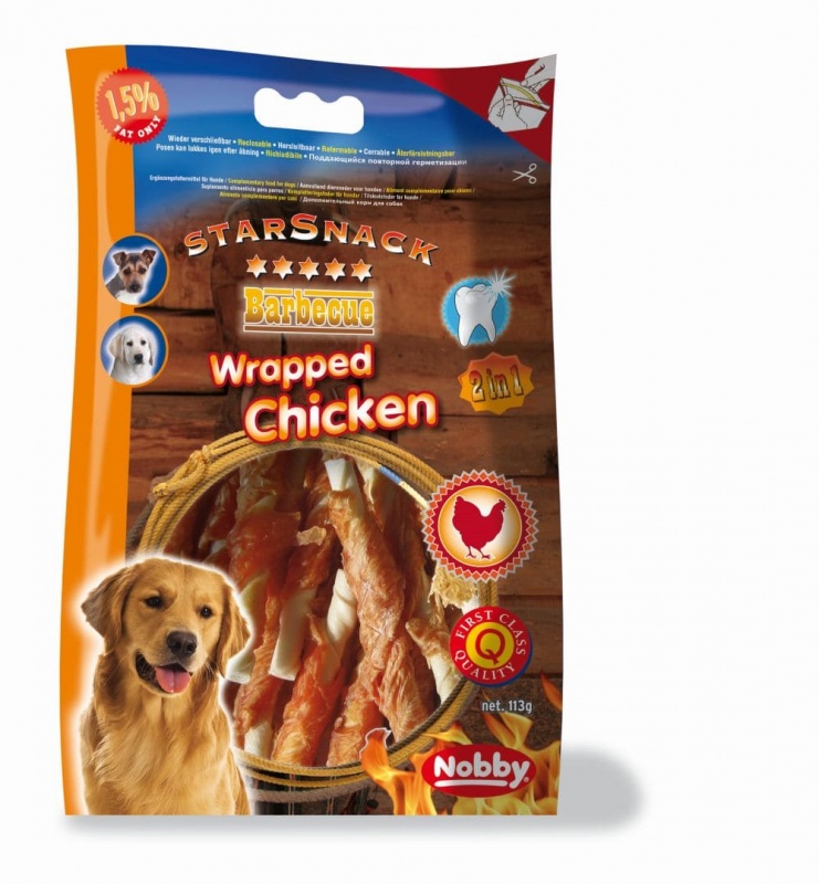 StarSnack Barbecue Wrapped Chicken