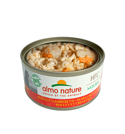 Almo HFC Natural Ad. Huhn&Garnelen 6x55g