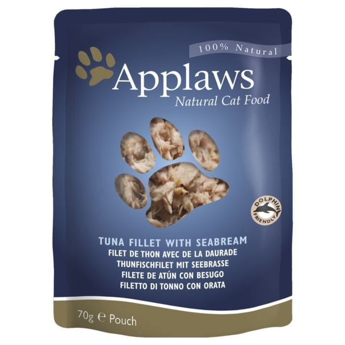 Applaws Pouch Tuna Fil.& Sea Bream 70g