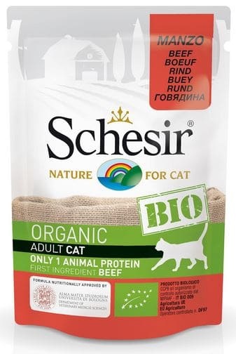 SCHESIR BIO Adult Cat Rind 85g