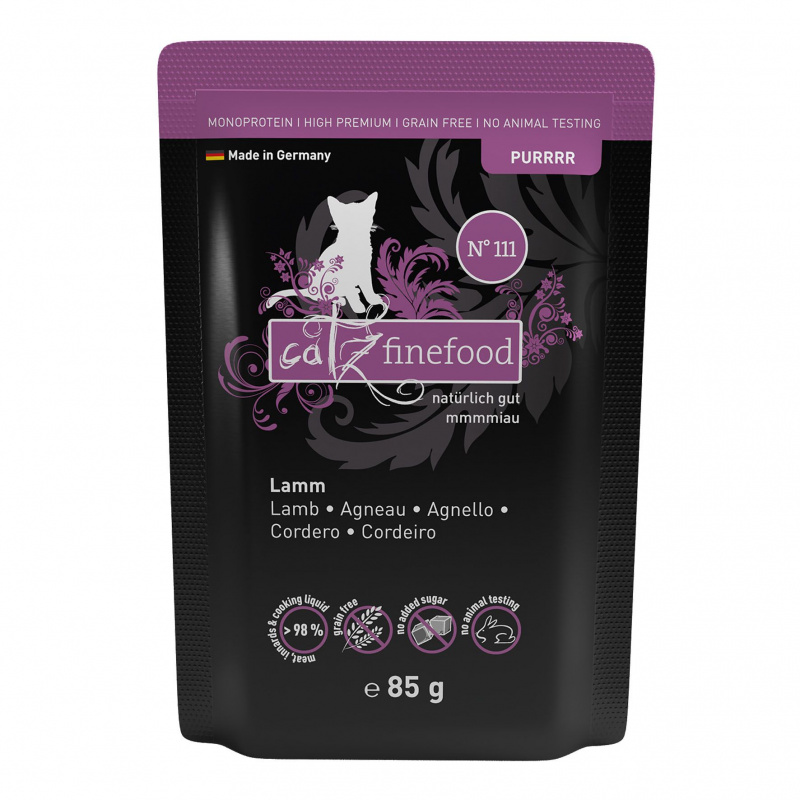 catz finefood Purrrr No.111 Lamm 85g