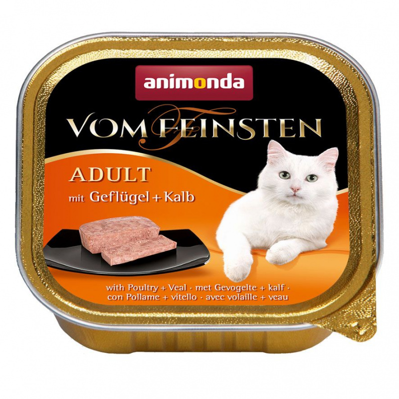 Vom Feinsten ADULT Geflügel+Kalb 100g