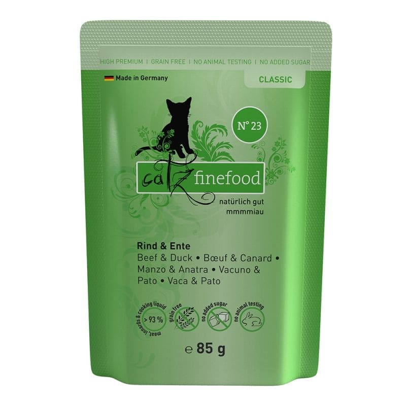 catz finefood No.23 Rind&Ente 85g