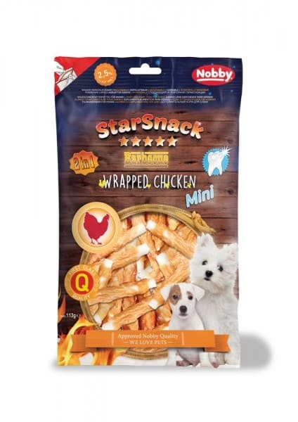 StarSnack Barbecue MINI Wrapped Chicken ca. 7,5 cm