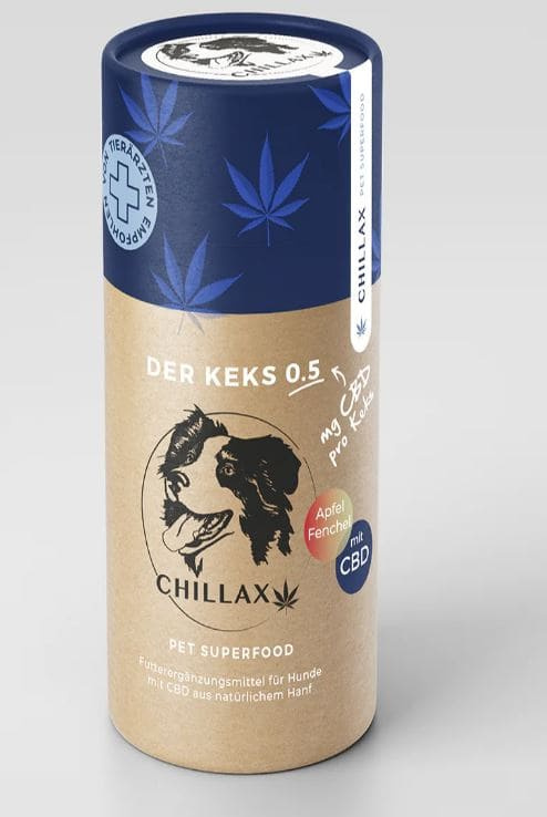 Hundekekse - Apfel-Fenchel - 0.5 mg CBD - Total 120 mg CBD