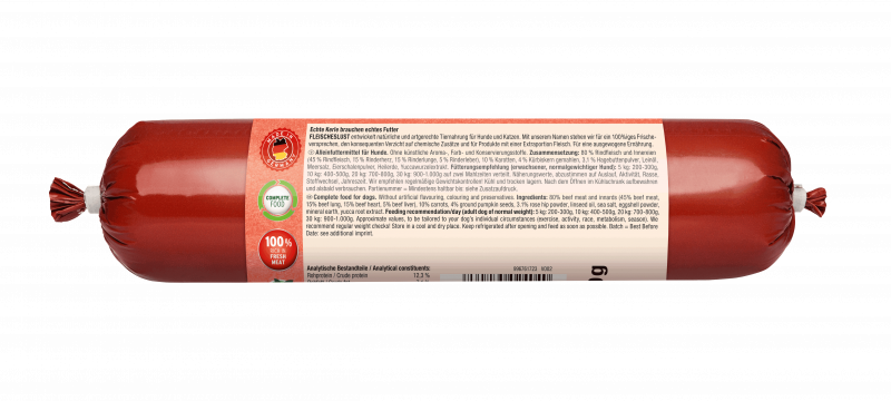 Zartes Rind mit Karotten und Hagebutte 800g