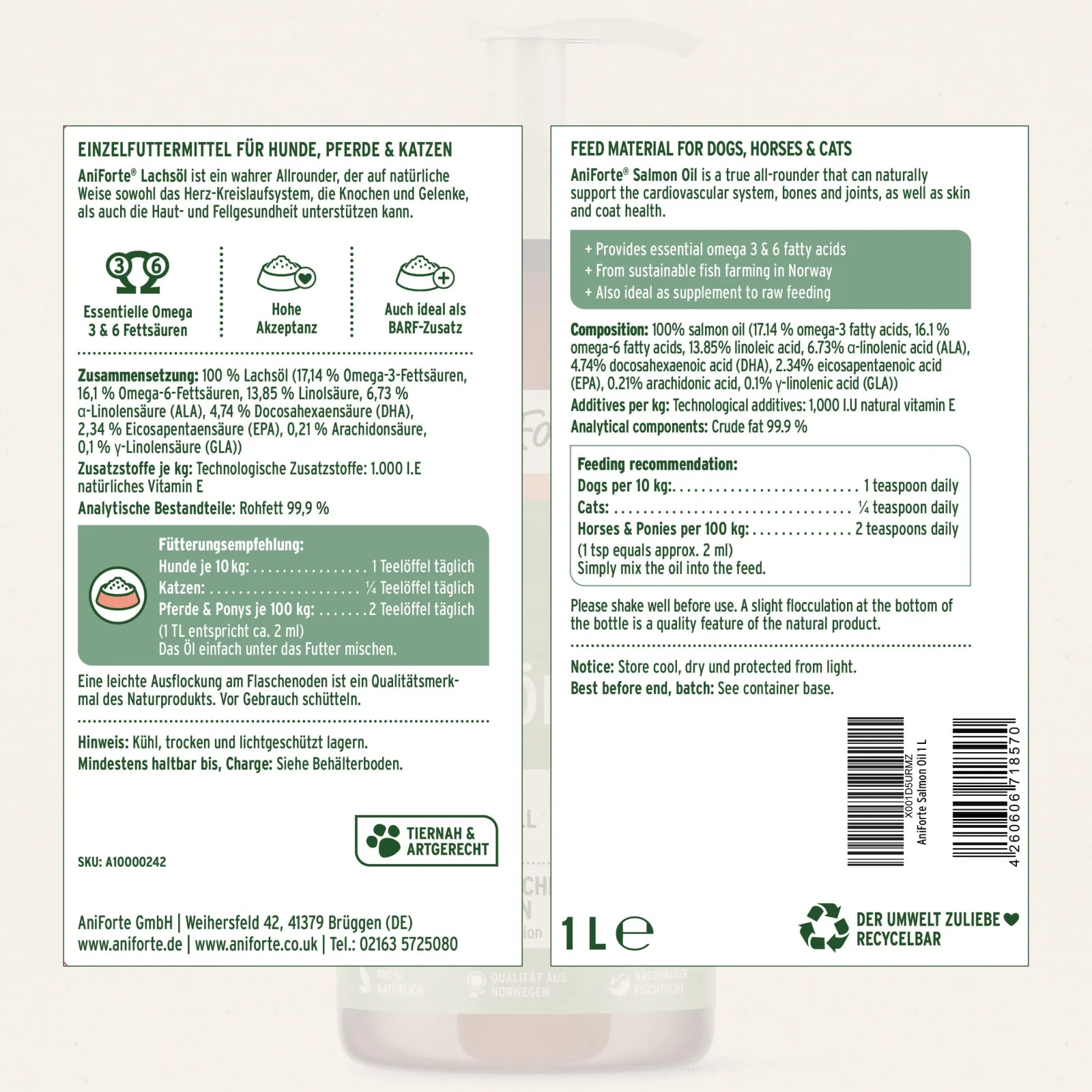 AniForte Lachsöl 500ml