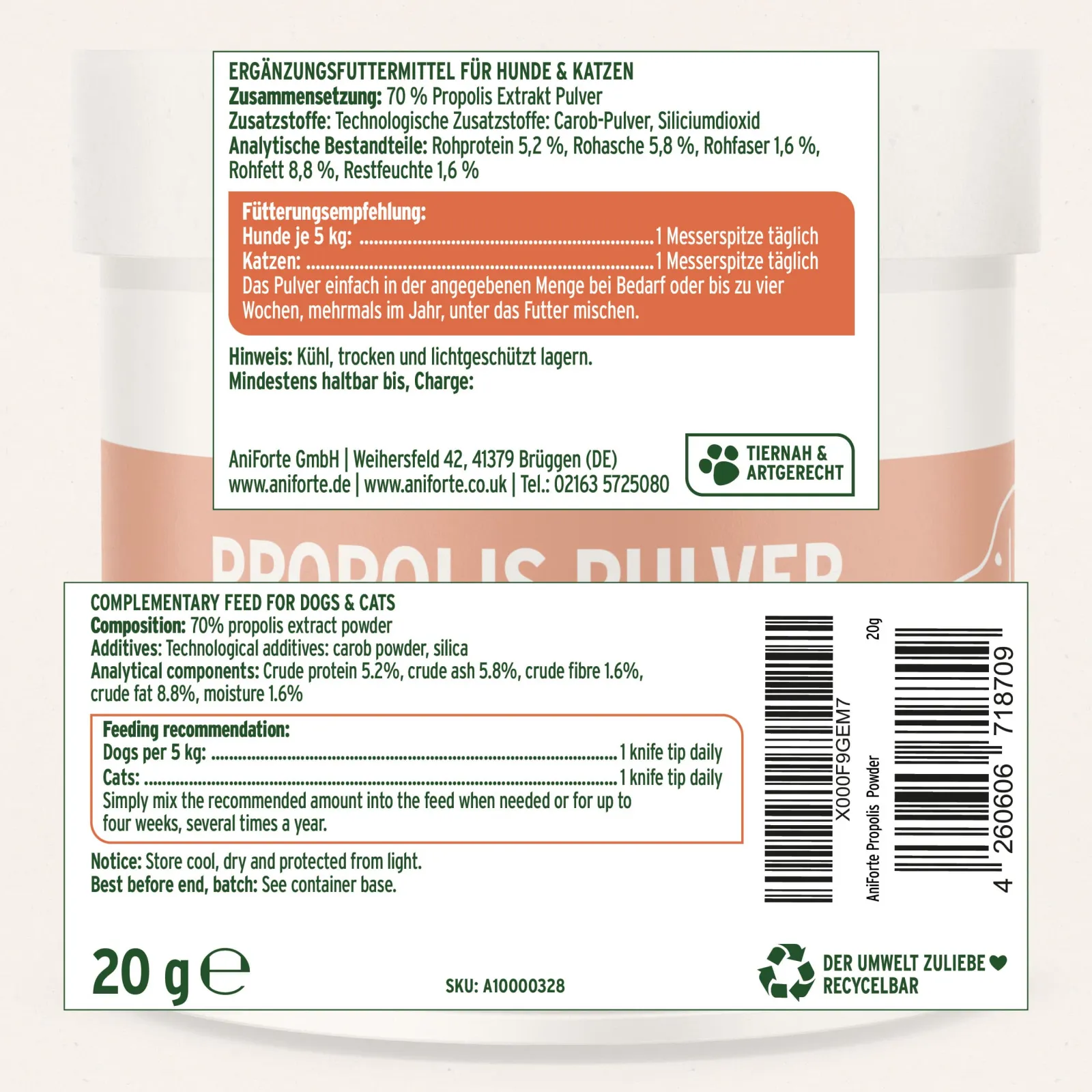 AniForte Propolis Pulver 20 g