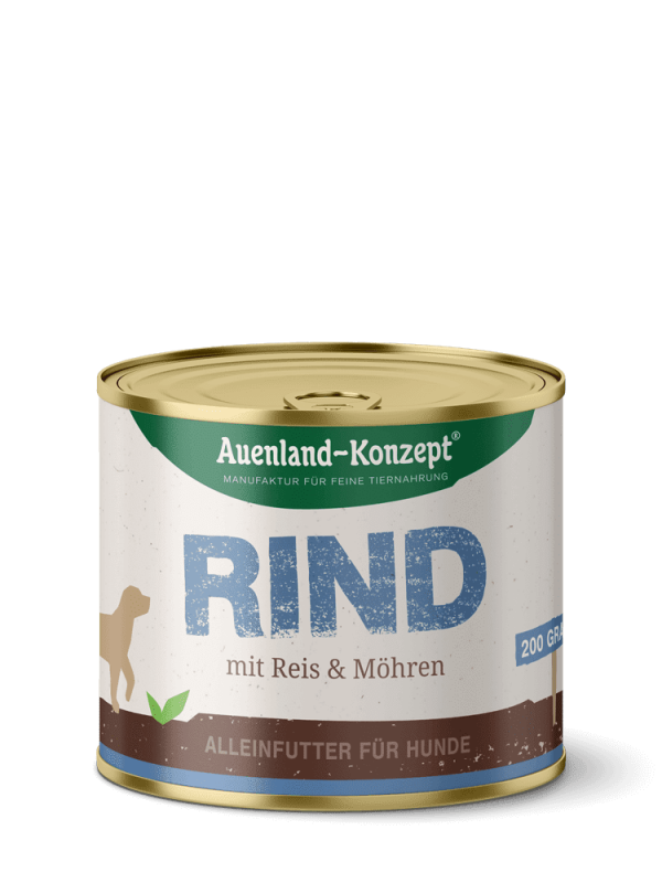 Auenland Rind mit Reis 200g