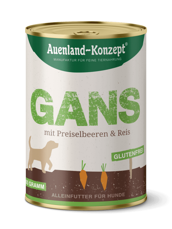 Auenland Gans mit Preiselbeeren 400g