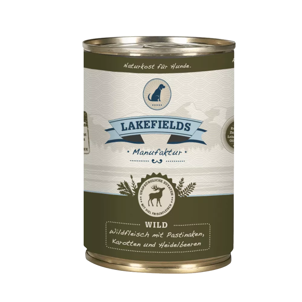 Lakefields Wildfleisch mit Pastinaken 800g