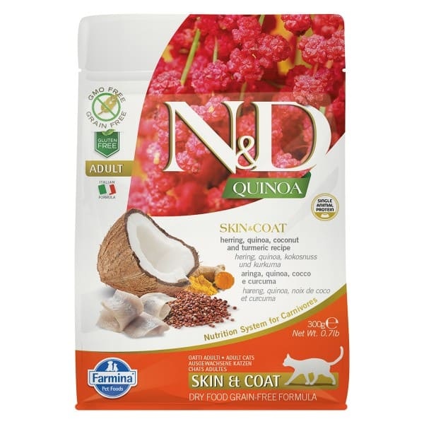 Farmina ND Quinoa Skin&Coat Hering 300g