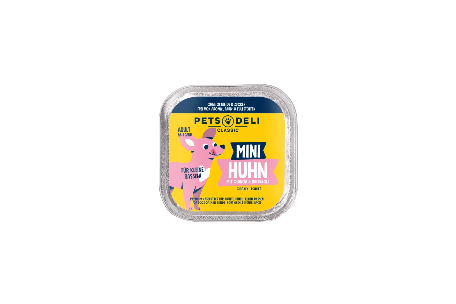 Pets Deli Mini Huhn mit Quinoa, Brokkoli & Himbeere 100g