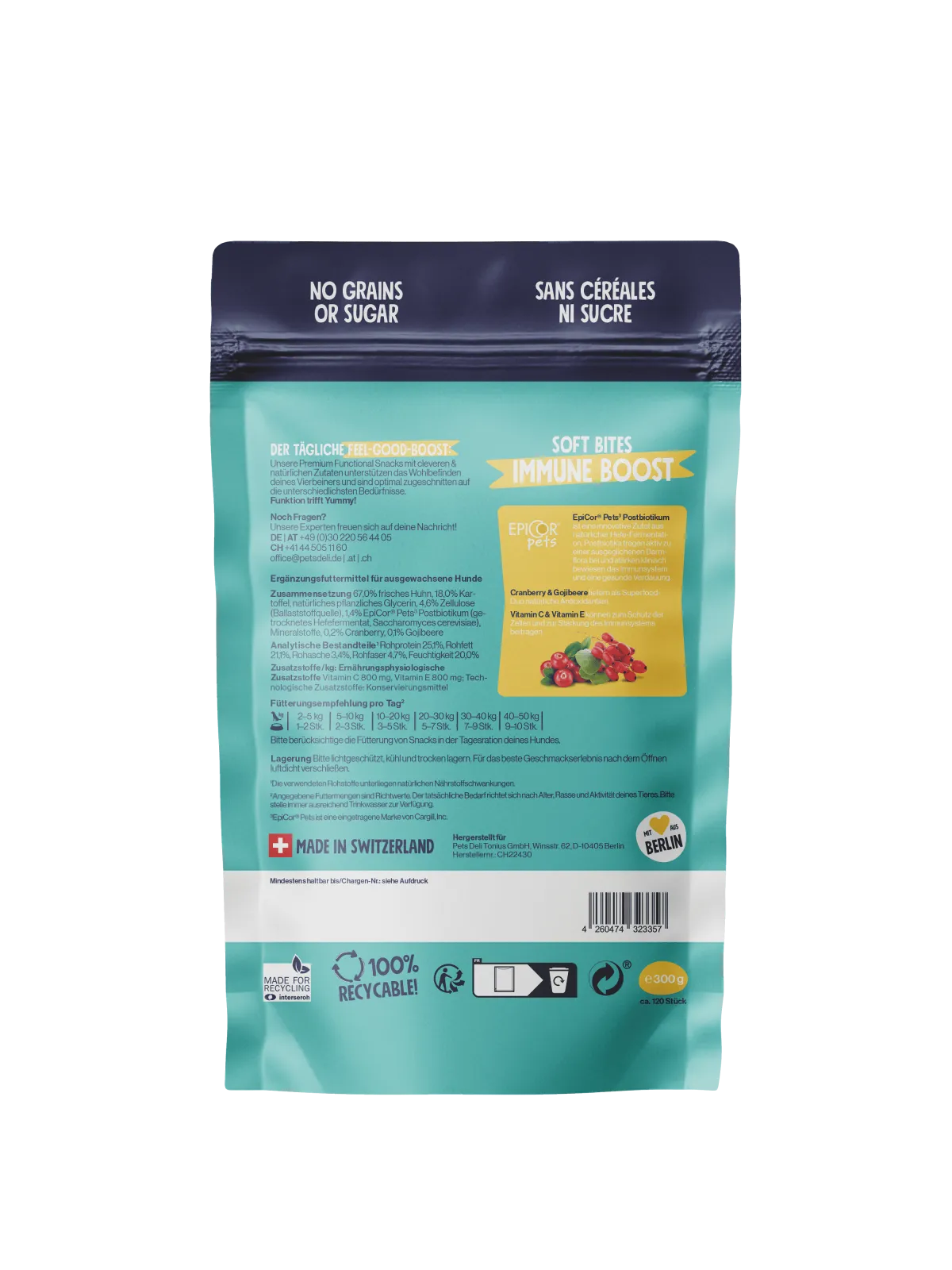 Pets Deli Soft Bites Immune Boost Vitalsnack