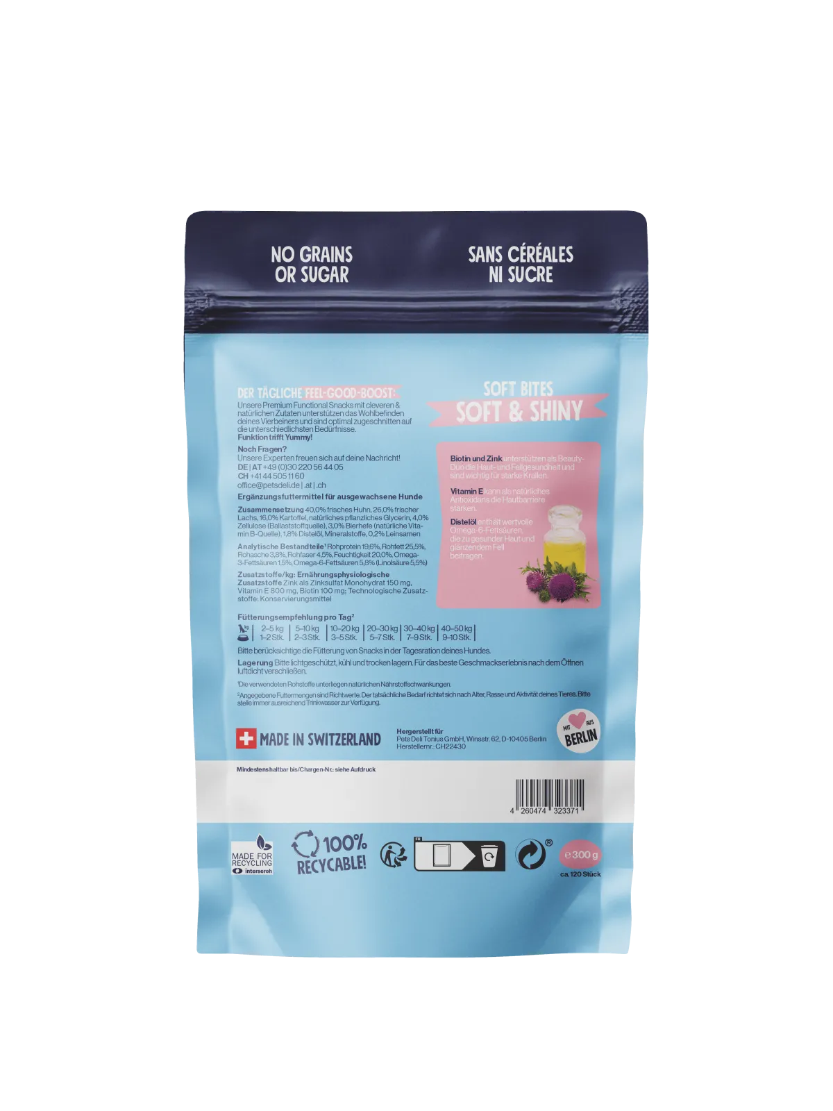 Pets Deli Soft Bites Soft & Shiny Beautysnack