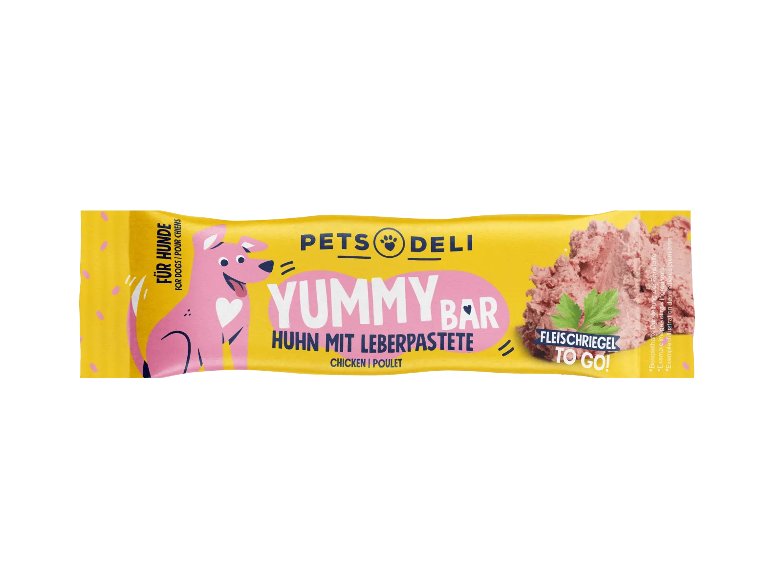 Pets Deli Yummy Bar Snack Yummy Bar Huhn mit Leberpastete 25g