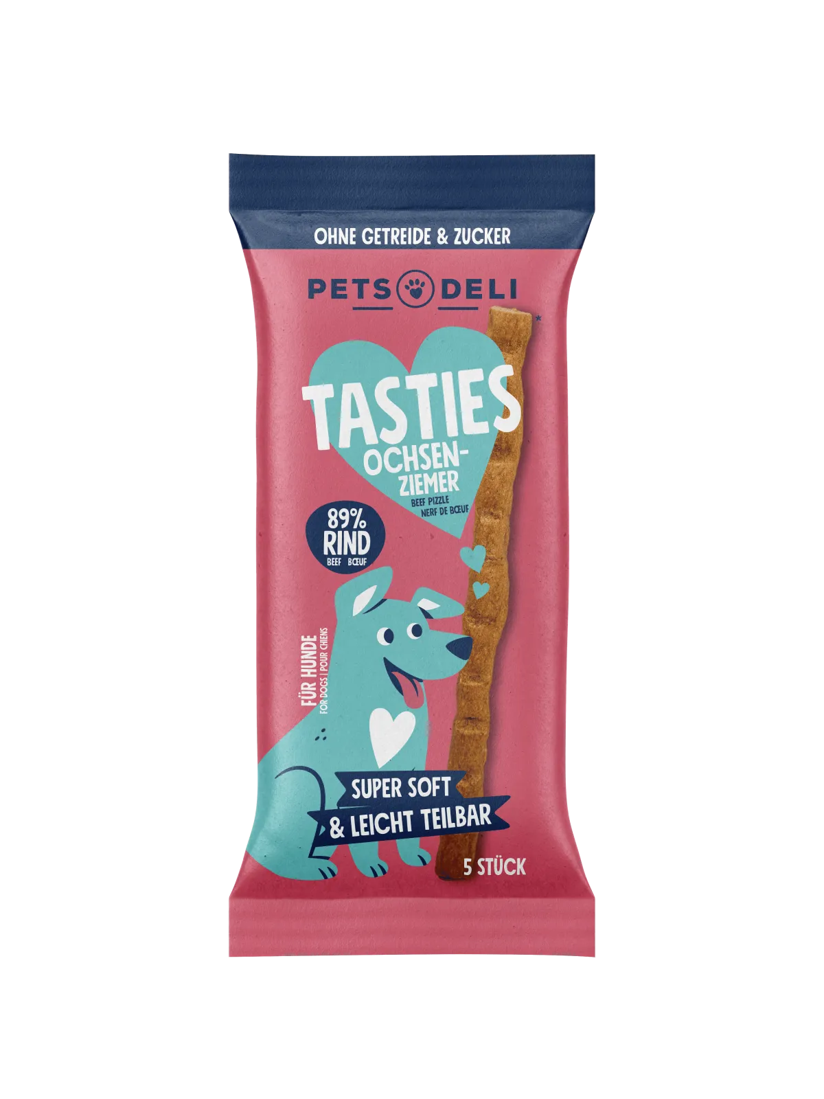 Pets Deli Tasties Snack Tasties Ochsenziemer 75g