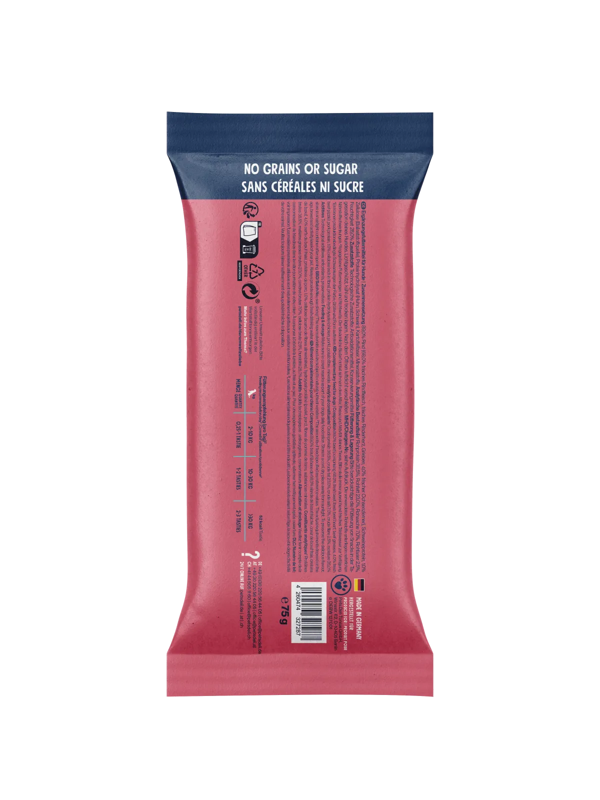 Pets Deli Tasties Snack Tasties Ochsenziemer 75g