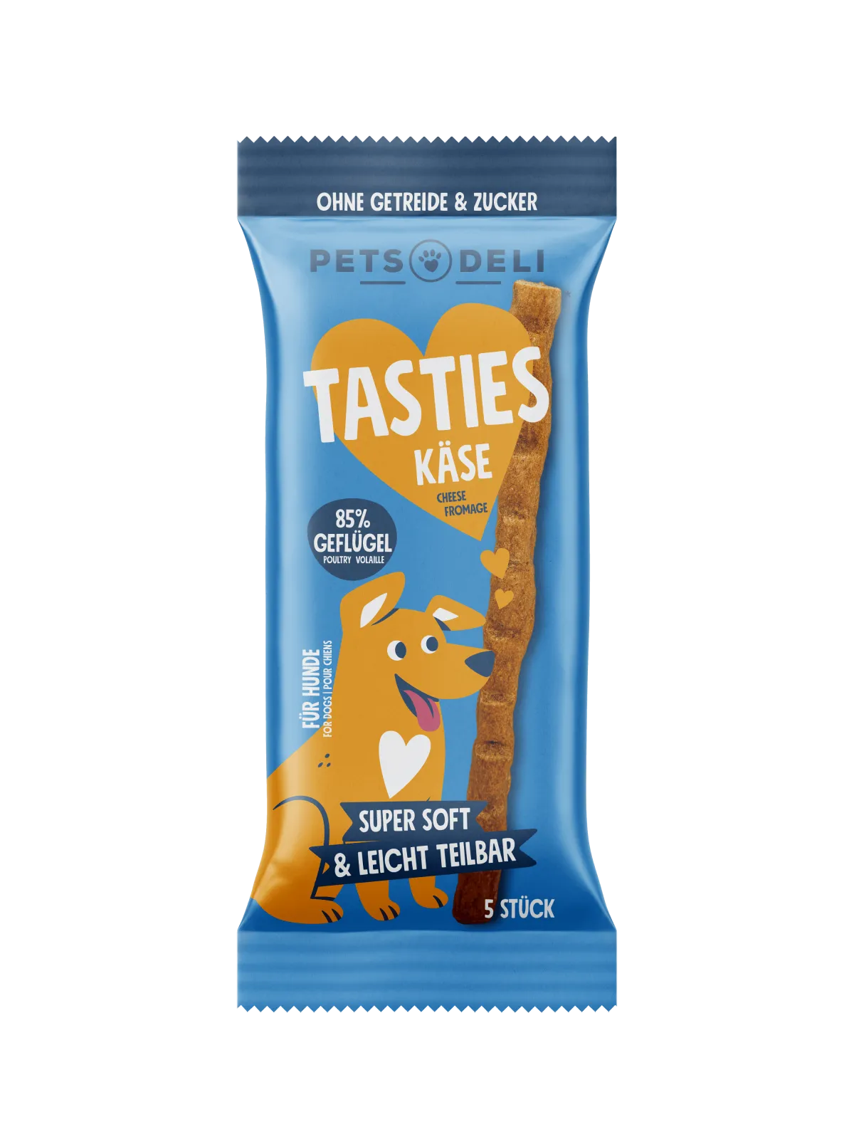 Pets Deli Tasties Snack Tasties Käse 75g