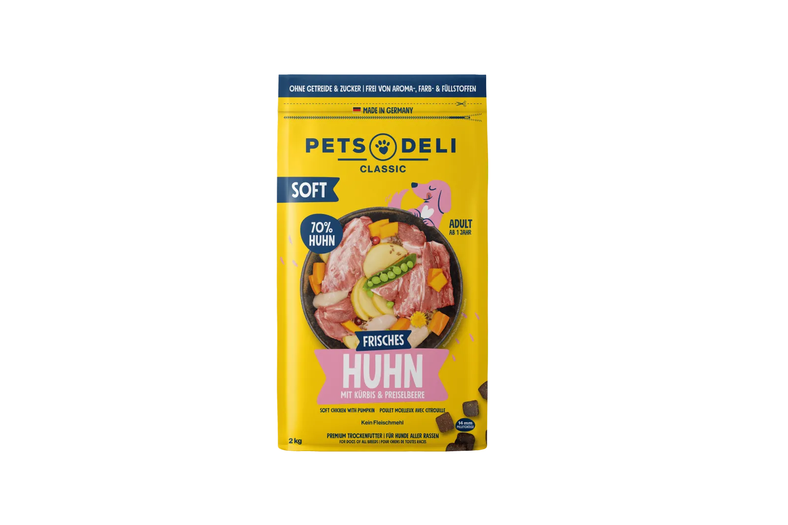 Pets Deli Soft Huhn mit Kürbis & Preiselbeere 6kg