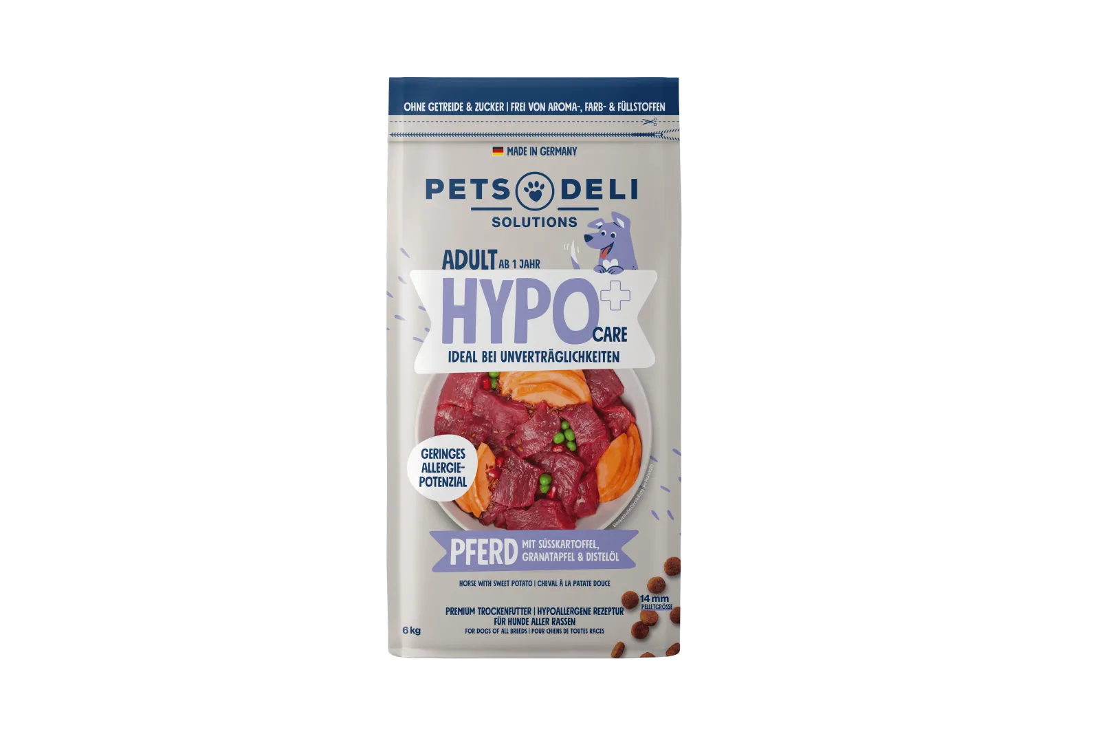 Pets Deli Sensitiv Pferd mit Süsskartoffel & Distelöl 6kg