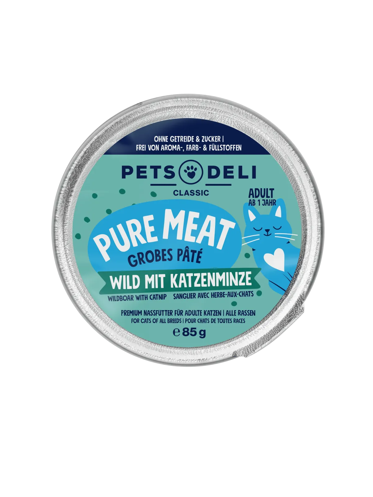 Pets Deli Pure Meat Wild, Katzenminze 85g