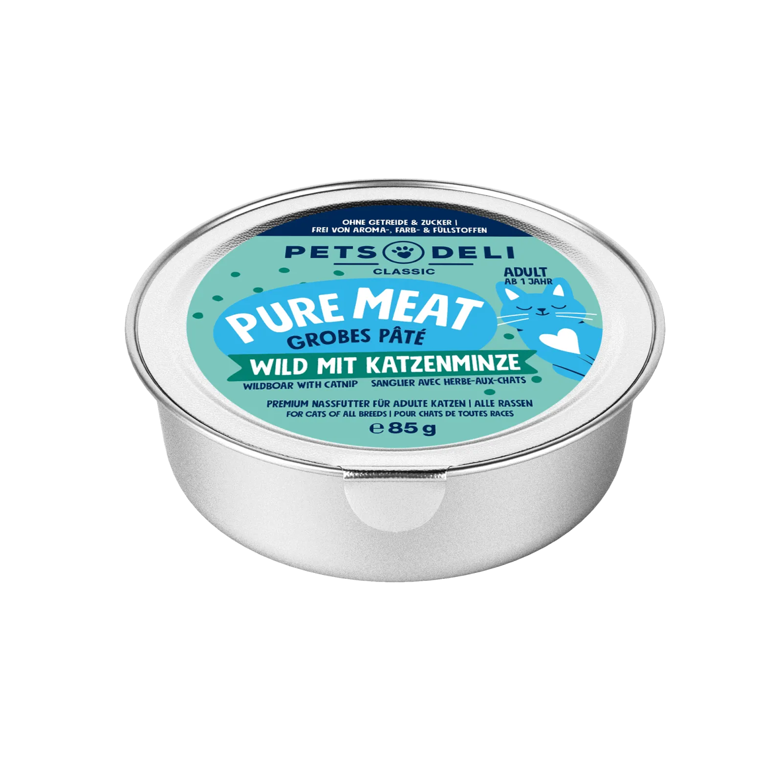 Pets Deli Pure Meat Wild, Katzenminze 85g