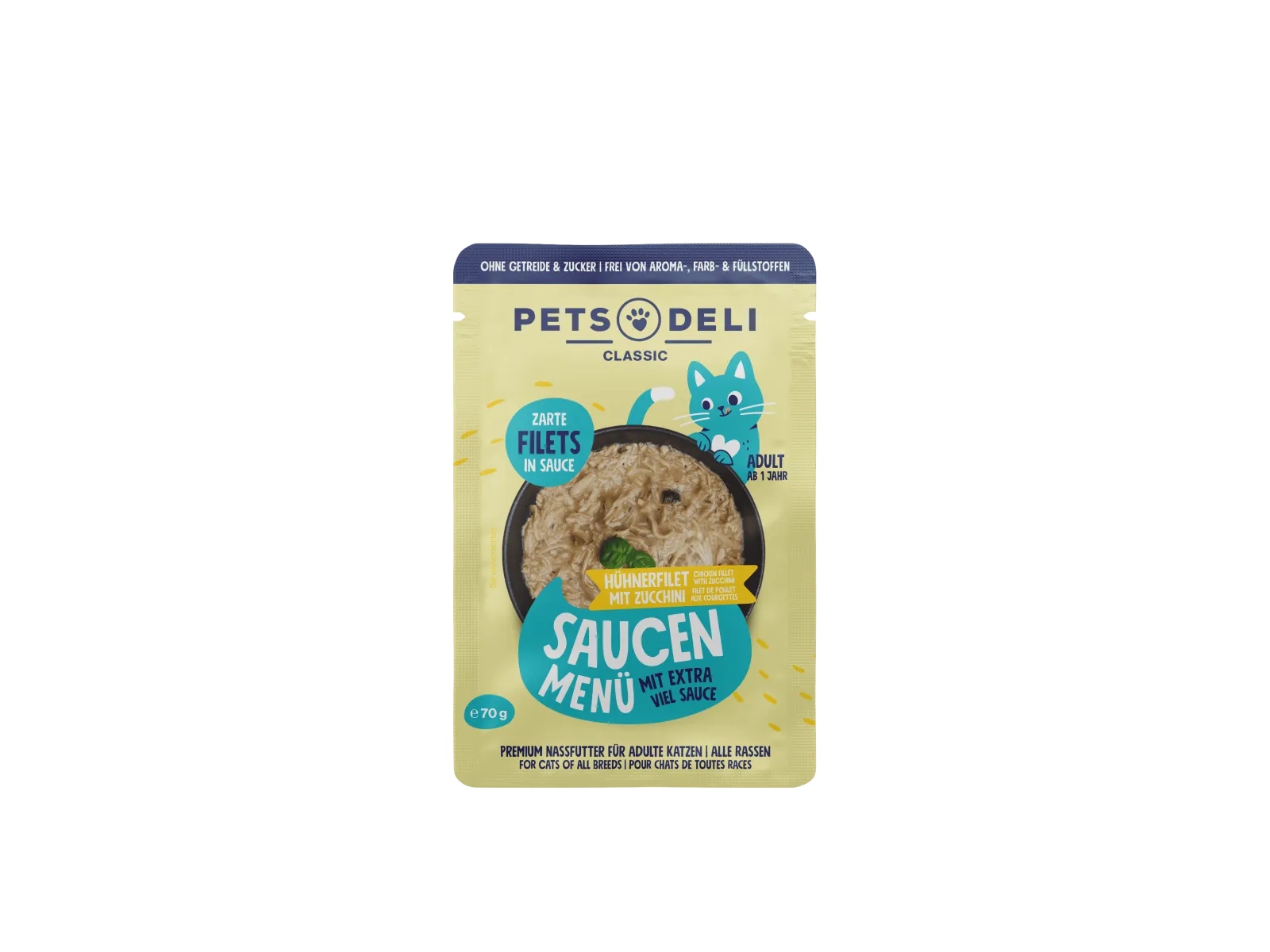 Pets Deli Saucen Menü Saucen Menü Hühnerfilet, Zucchini 70g