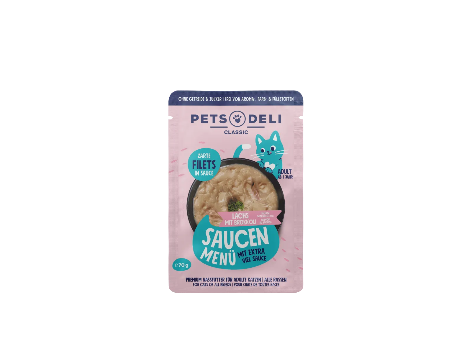 Pets Deli Saucen Menü Saucen Menü Lachs, Brokkoli 70g