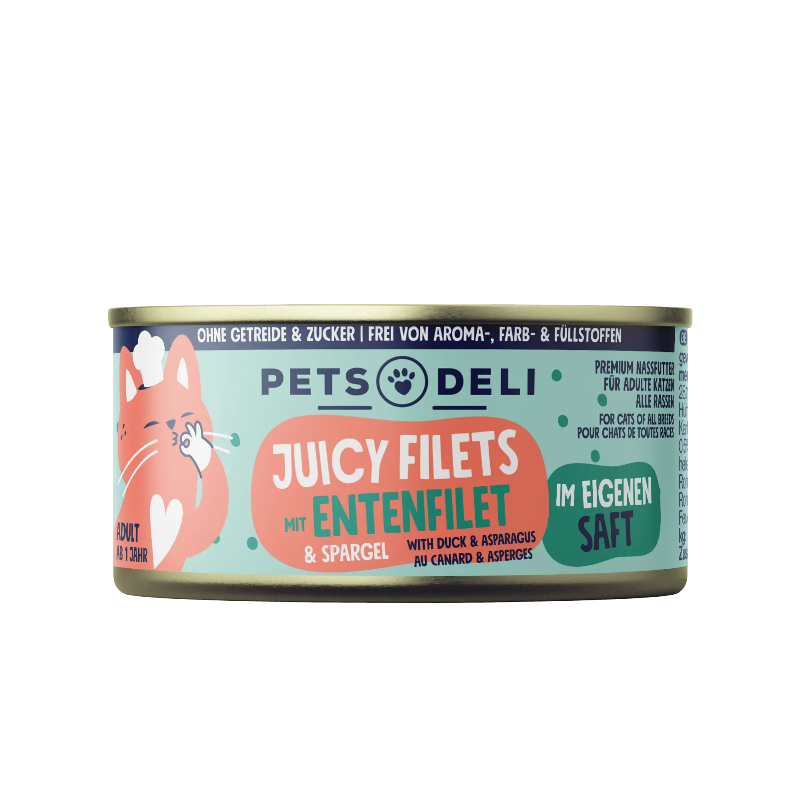 Pets Deli Juicy-Filet Juicy-Filet Ente mit Spargel 70g