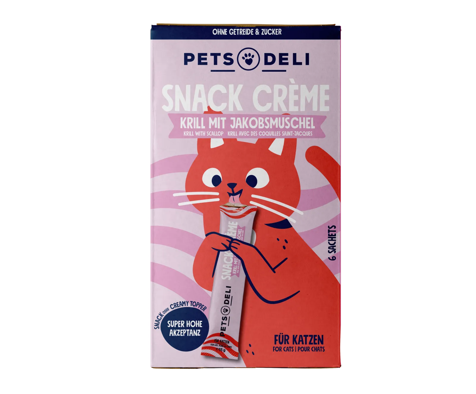 Pets Deli Creme Cremesnack Krill 90g
