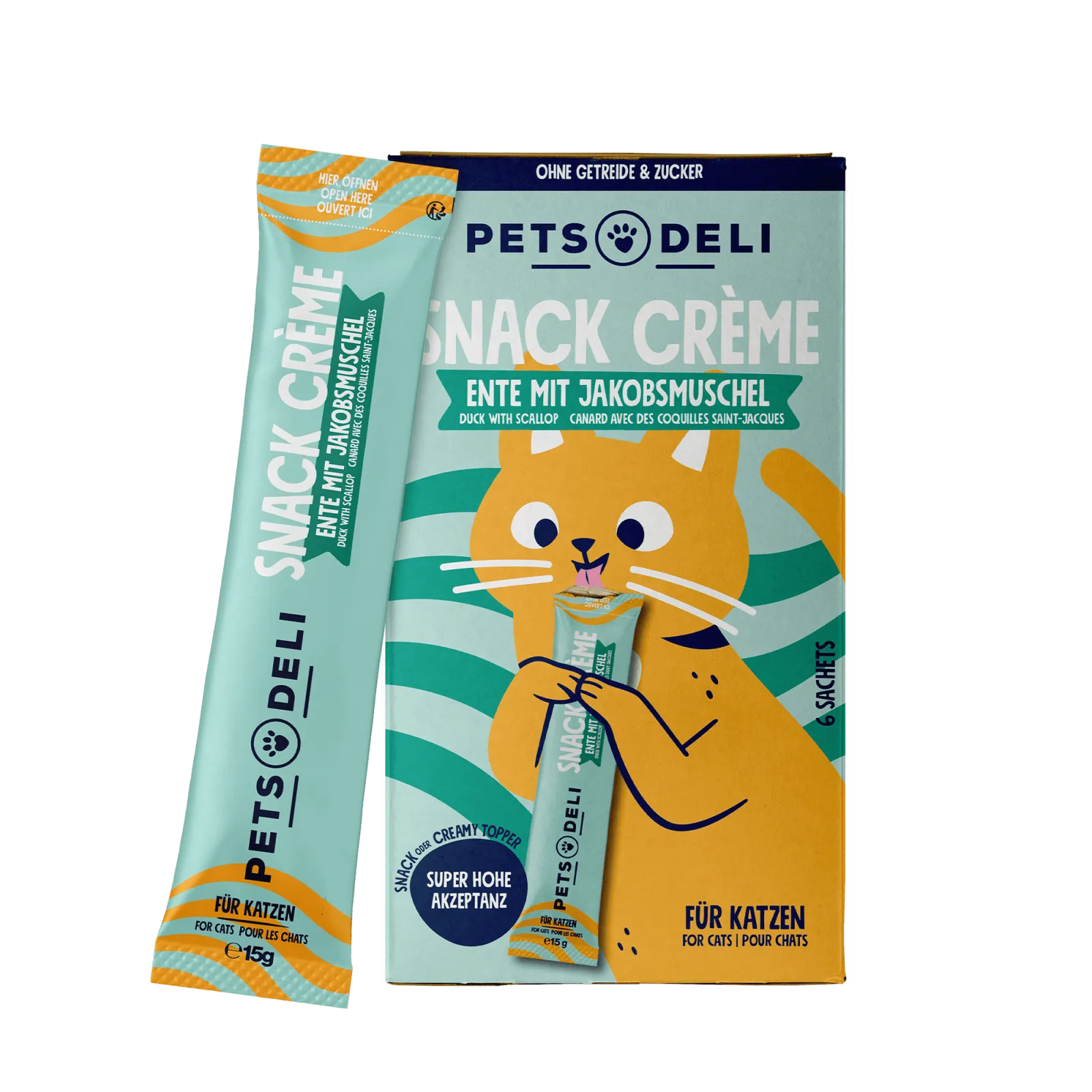 Pets Deli Creme Cremesnack Ente 90g