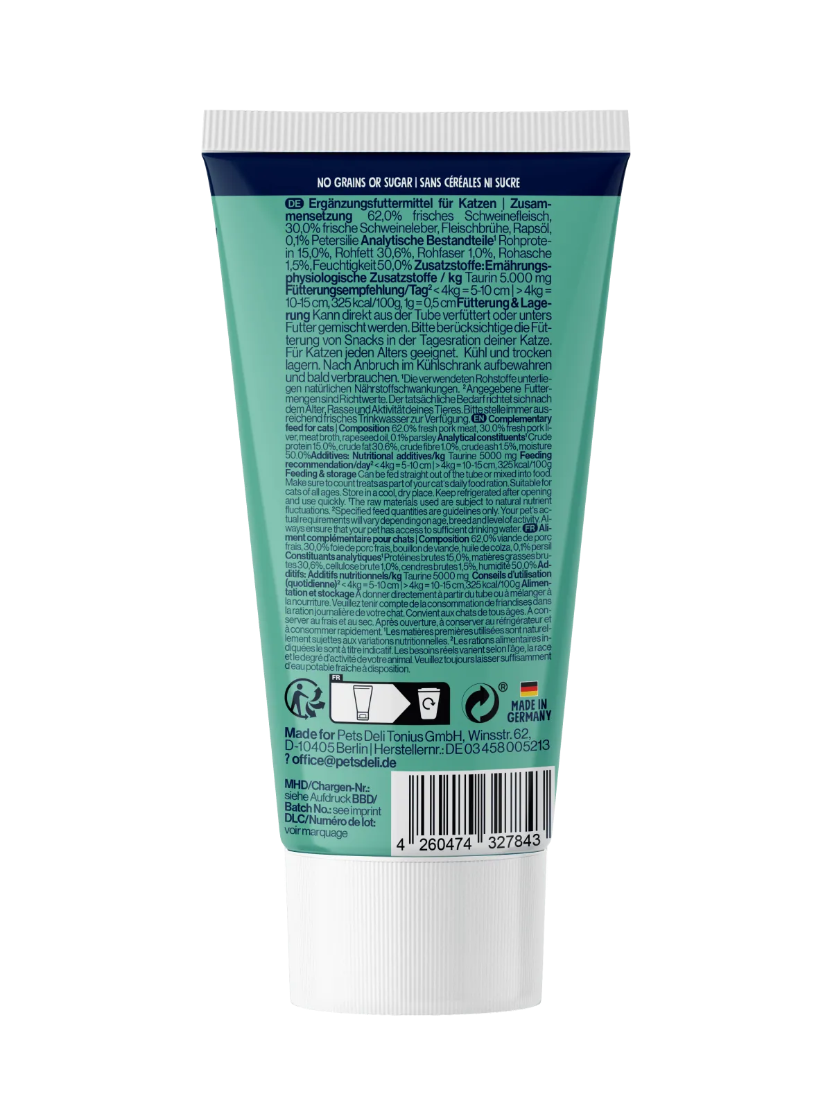 Pets Deli Snacktube Leberpastete 75g