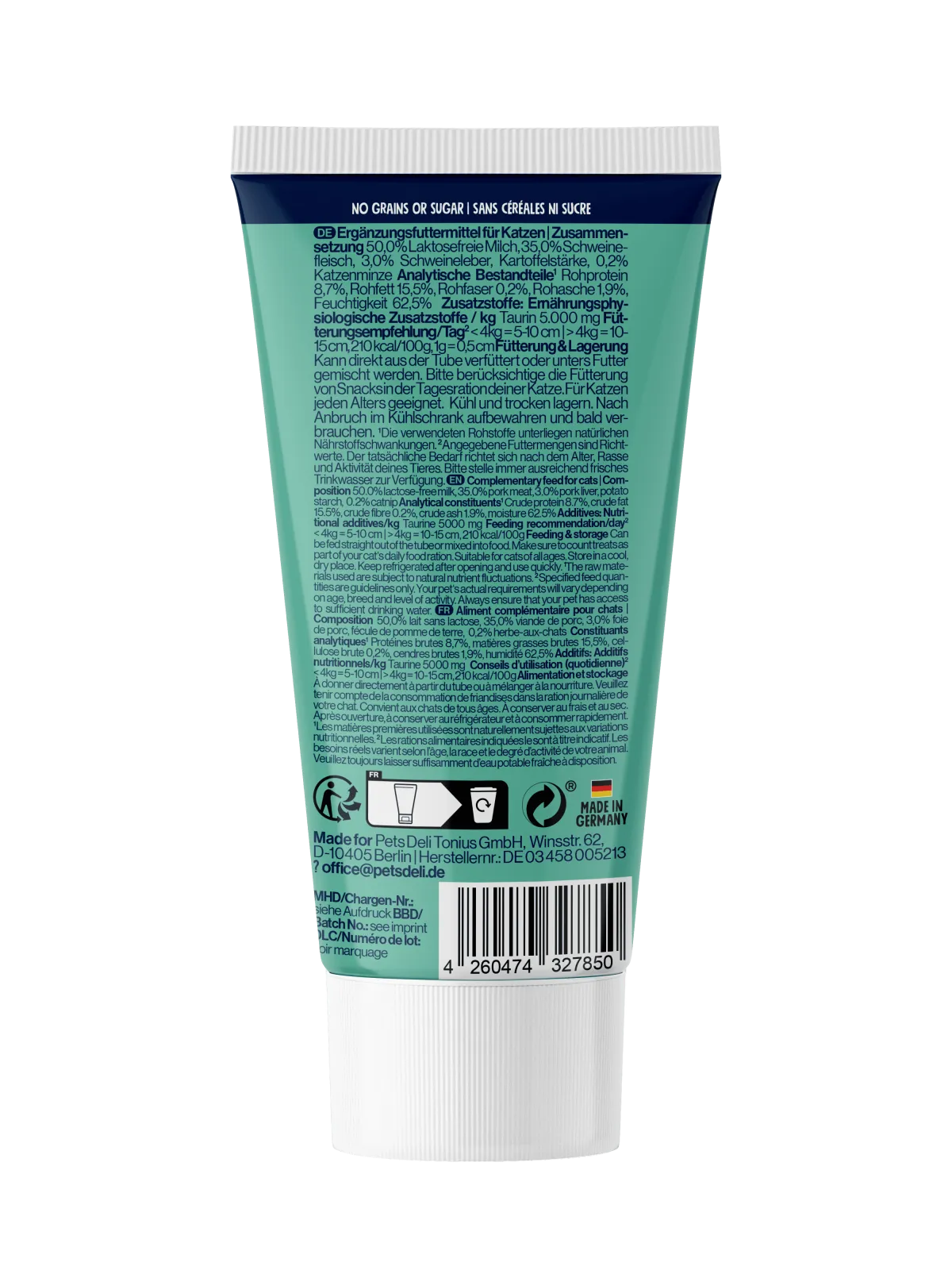 Pets Deli Snacktube Milchcreme 75g