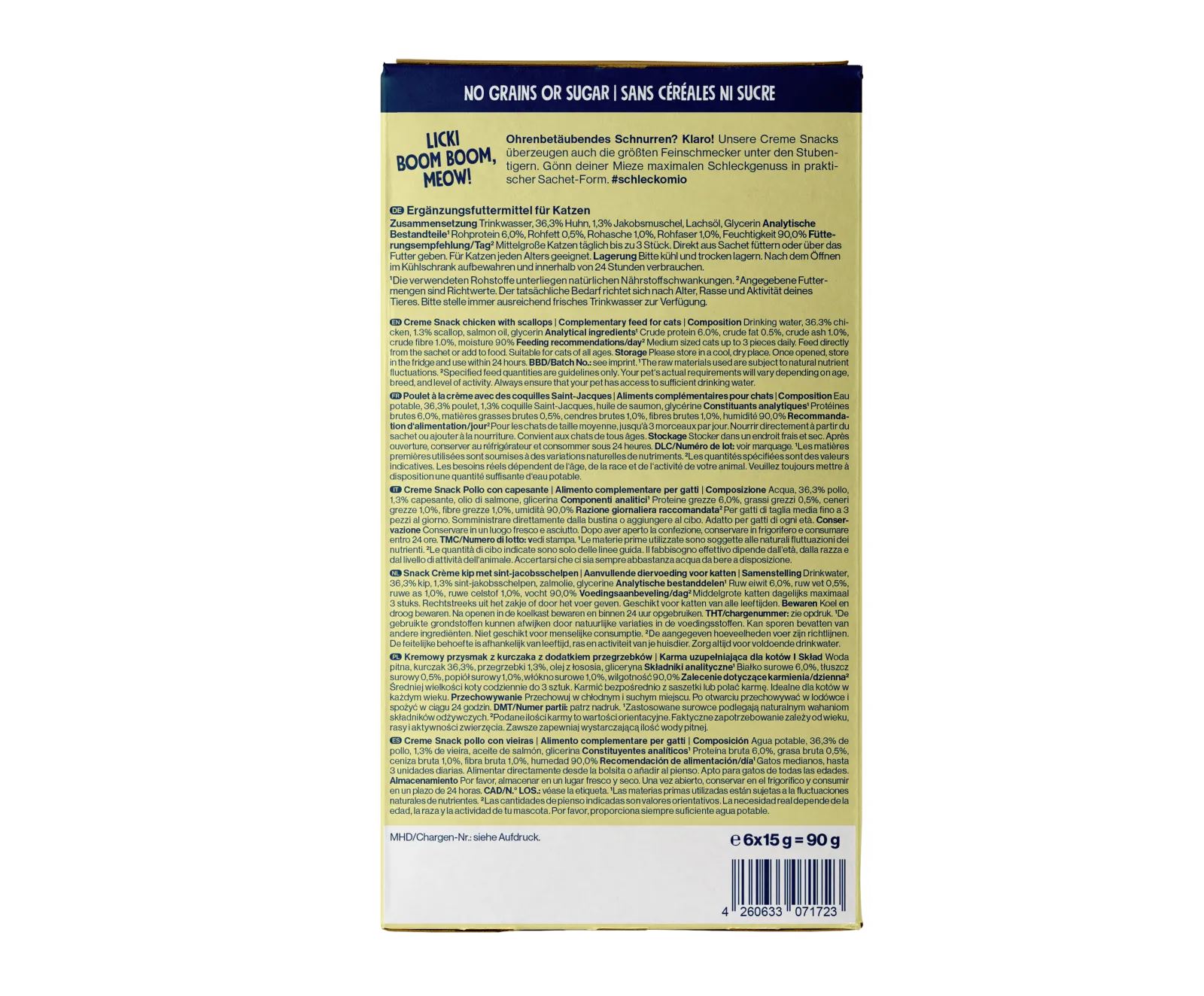 Pets Deli Creme Cremesnack Huhn 90g