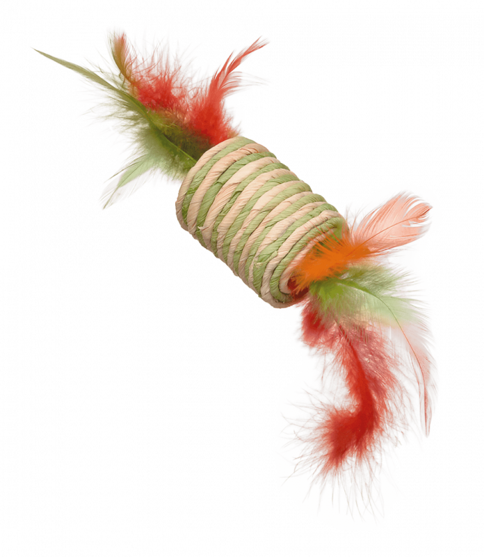 Katzenspielzeug Papierrolle