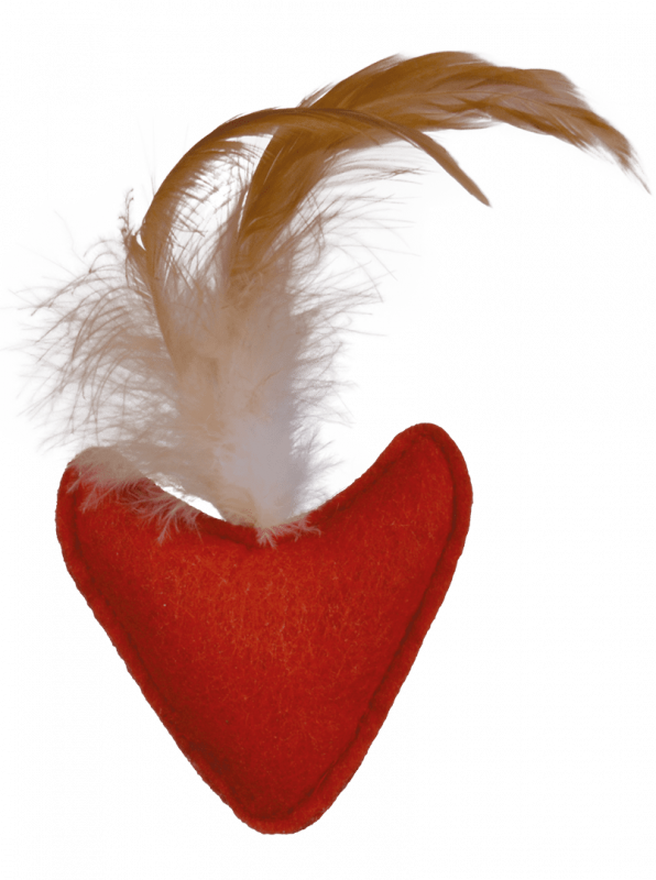 Katzenspielzeug Herz