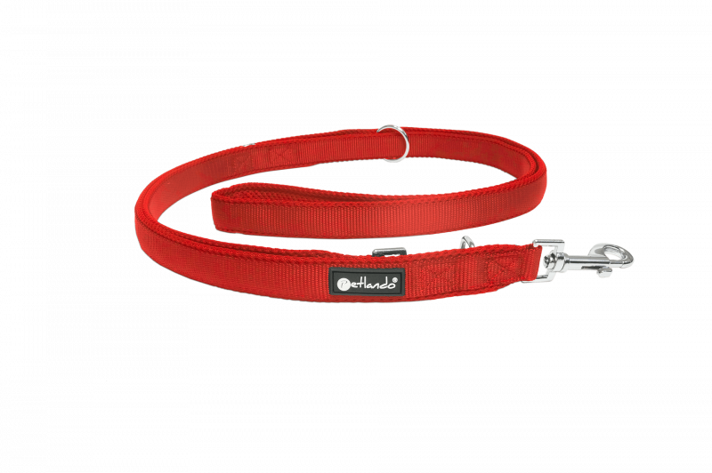 Mesh verstellbare Führleine S rot