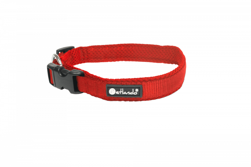 Mesh Halsband S rot
