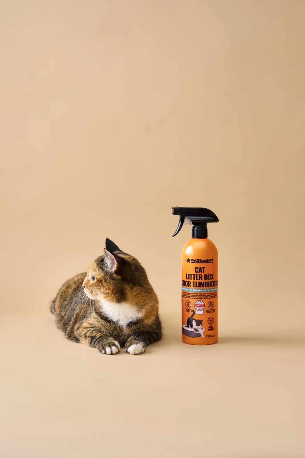 PetStandard Cat Litter Box Odor Eliminator 750 ml