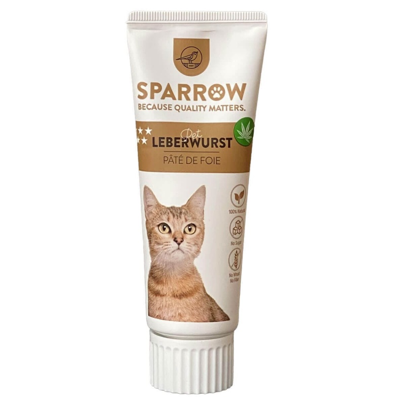 Leberwurstpaste Mit CBD für Katzen