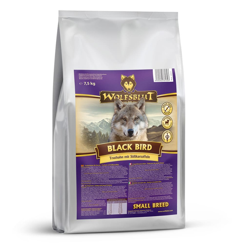 Black Bird Small Breed - Truthahn mit Süßkartoffel 7,5 kg