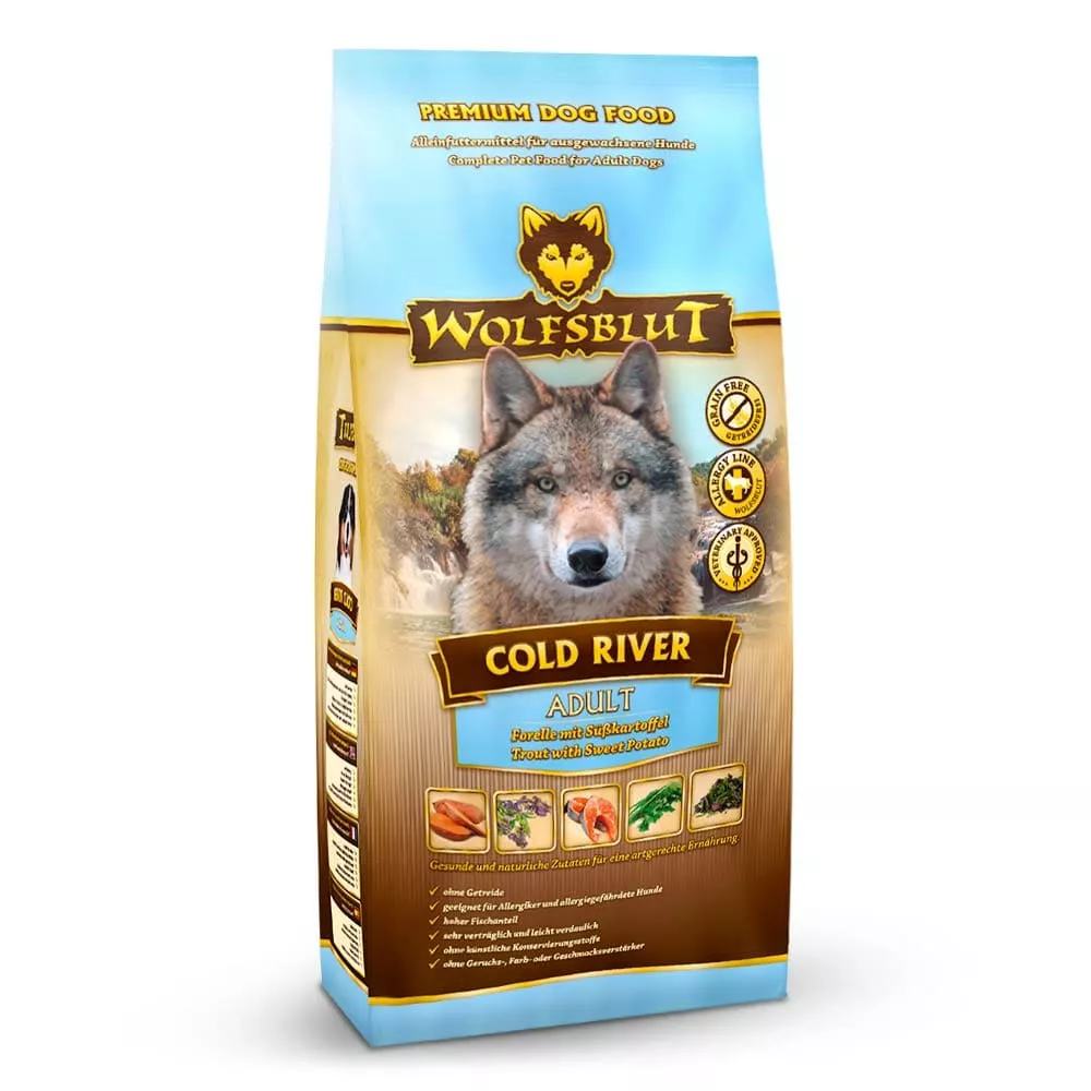Cold River Adult - Forelle mit Süßkartoffel 2 kg