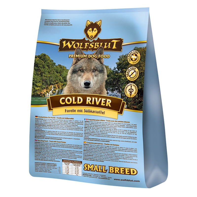 Cold River Small Breed - Forelle mit Süßkartoffel 2 kg