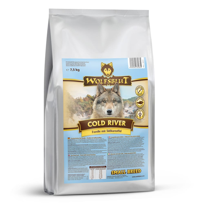 Cold River Small Breed - Forelle mit Süßkartoffel 7,5 kg