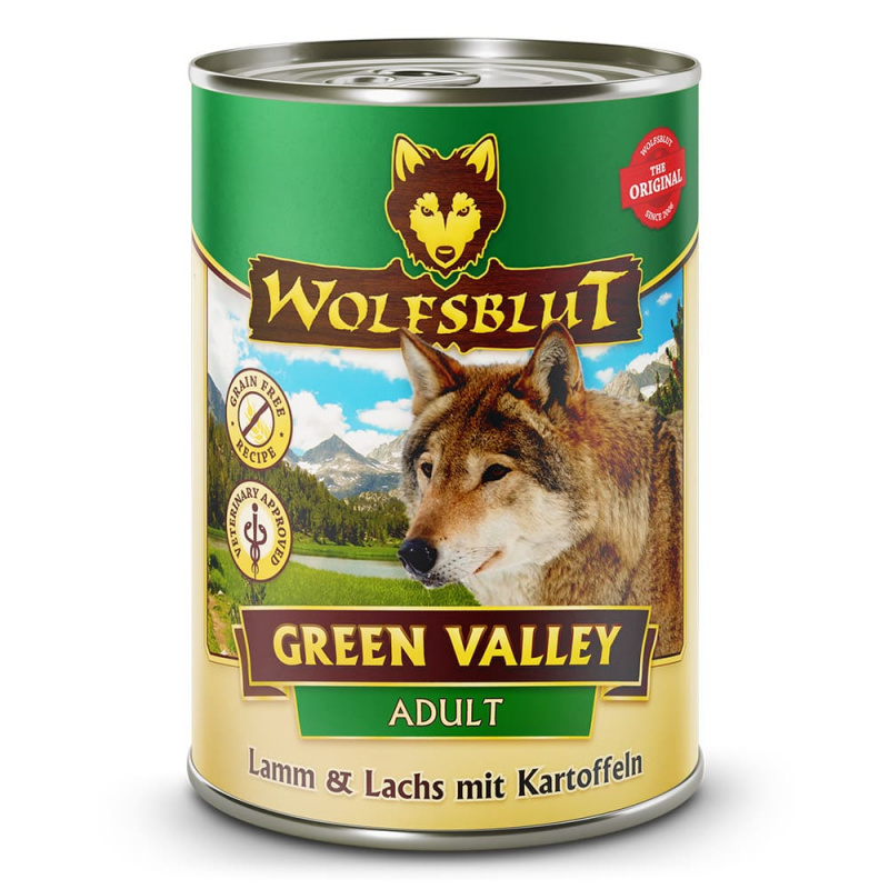 Green Valley Adult - Lamm & Lachs mit Kartoffel 395 g